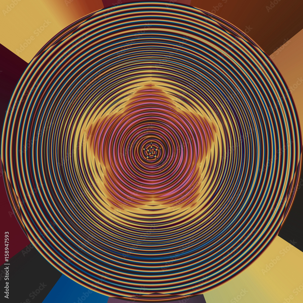 Fototapeta premium Abstract image, colorful graphics, tapestry