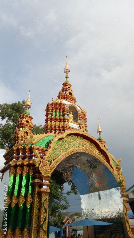 Fototapeta premium Architecture beautiful in north Thailand