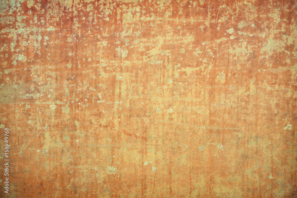 Fototapeta premium Scratched old dirty wall. Sigiriya, Polonnaruwa, Sri Lanka