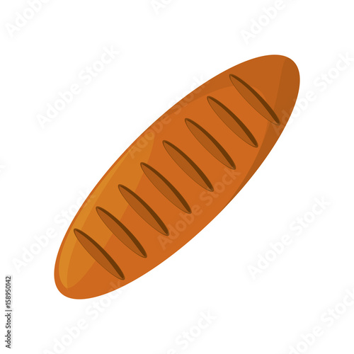 dinner roll loaf vector illustration graphic design icon