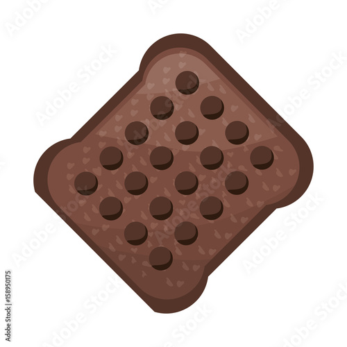 toasted bread loaf vector illustration graphic design icon