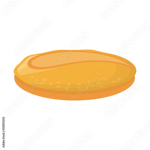 dinner roll loaf vector illustration graphic design icon