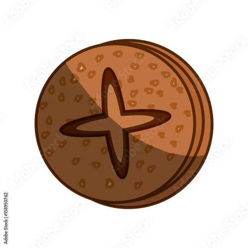 dinner roll loaf vector illustration graphic design icon