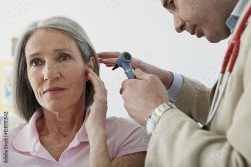 Ear nose &throat, elderly person