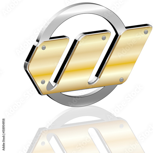 W Logo weiß