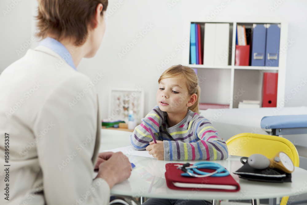 Child in consultation Child in consultation