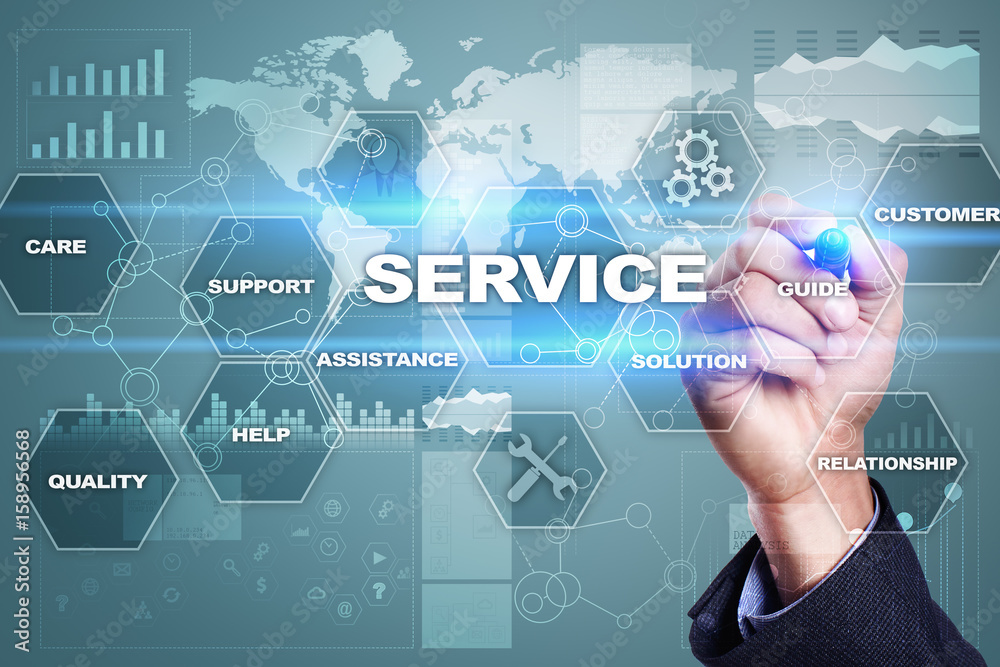 Customer service and relationship concept. Customer service and relationship concept.
