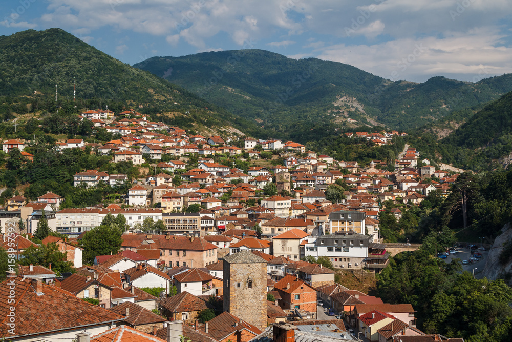 View to Kratovo small town, Macedonia (FYROM)