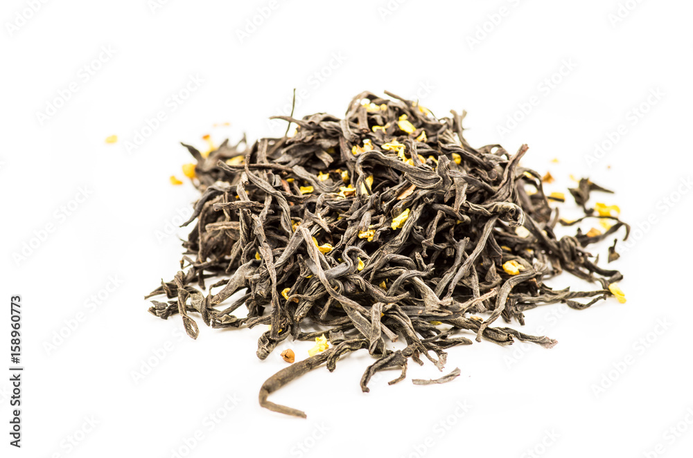 Black flower tea leaves Black flower tea leaves