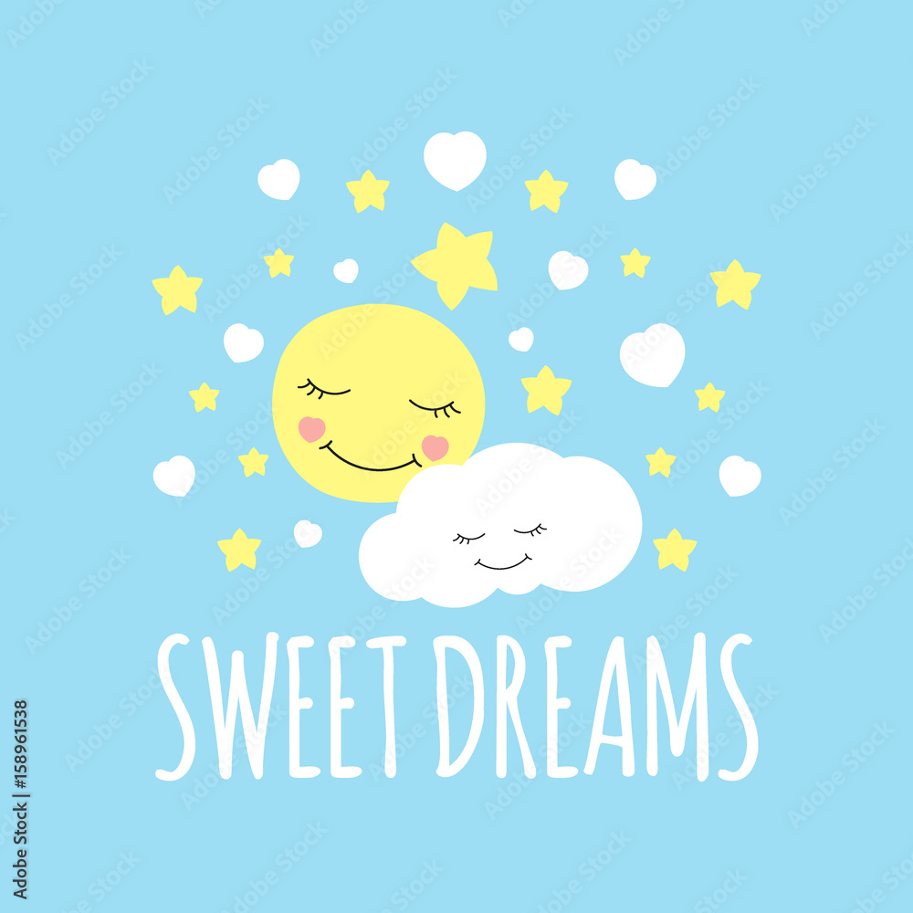 happy dream cloud pillow