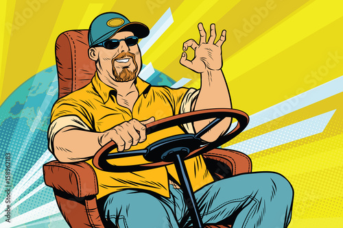 Tourist driver, international transport