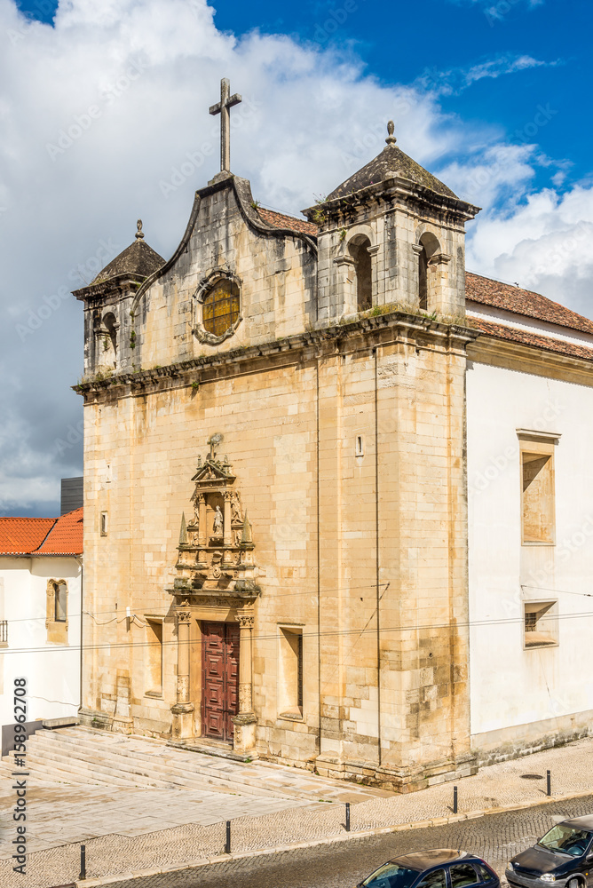 View at the church of Sao Joao de Almedina in Coimbra ,Portugal