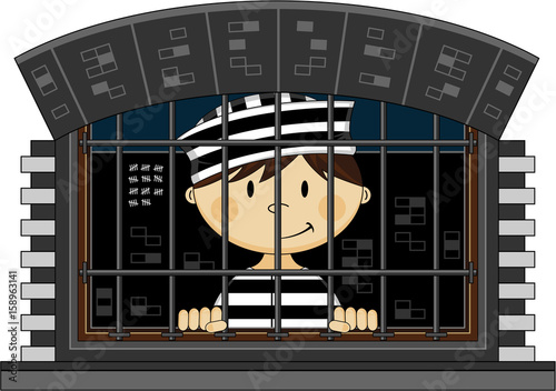 Cute Prisoners in Jail Cell