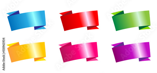 Ruban calicot 6 couleurs