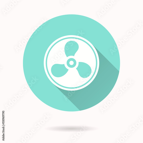 Fan vector icon.