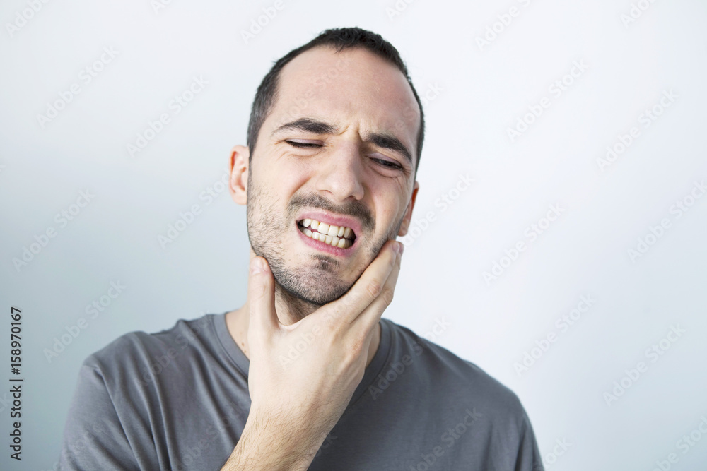 Man with toothache Man with toothache