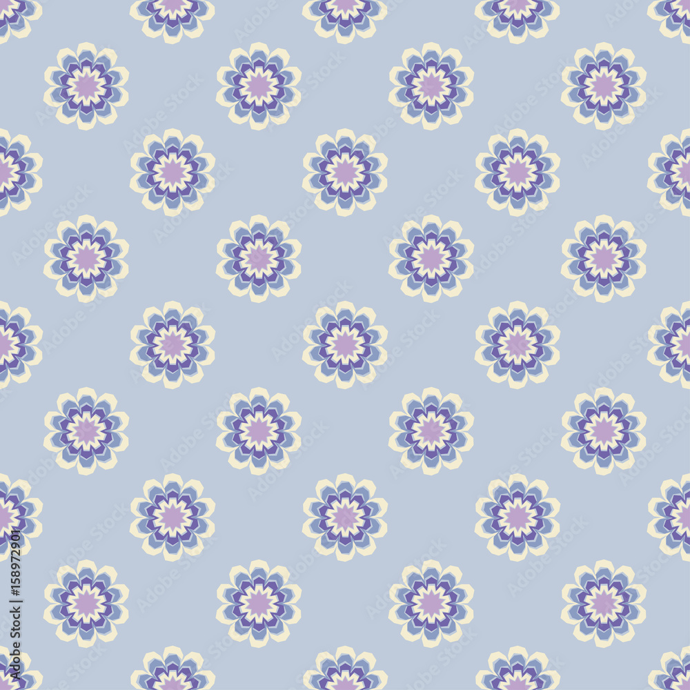 Seamless decorative floral background. Vector illustration. Retro motif. Textile rapport.
Seamless decorative floral background. Vector illustration. Retro motif. Textile rapport.