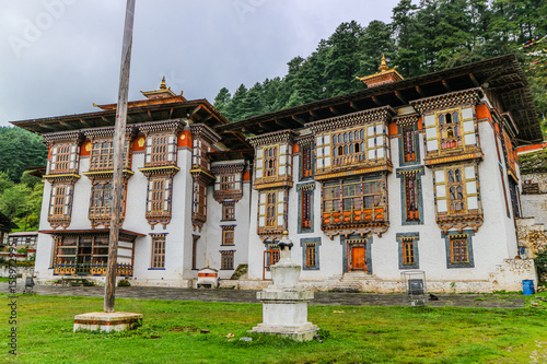 Kurjey Lhakhang: The Temple of Imprints in  Bumthang valley, Bhutan.