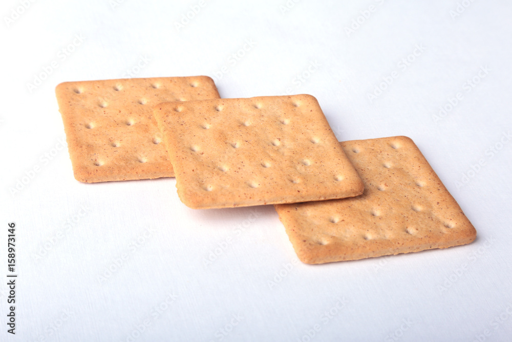 Rye crispbread isolated on a white background Rye crispbread isolated on a white background
