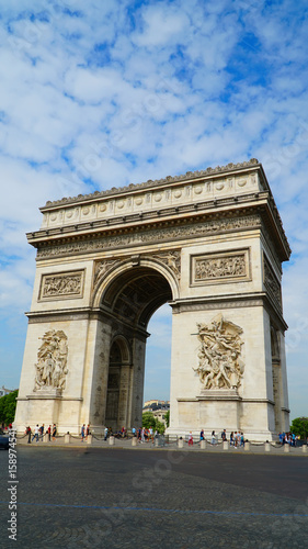 Arc de triomphe in Paris, France