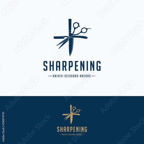 Sharpening service logo