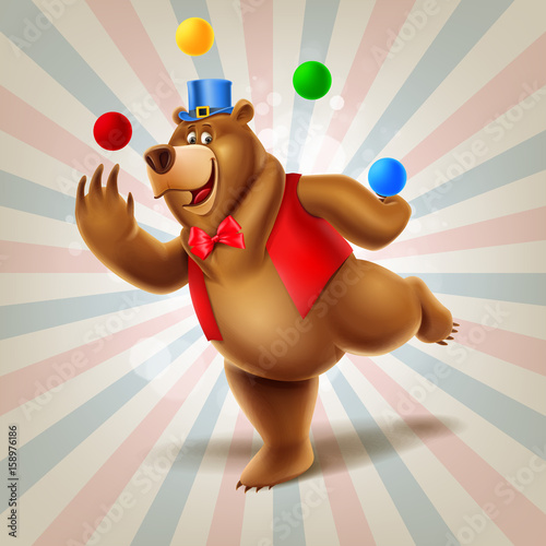 juggler bear