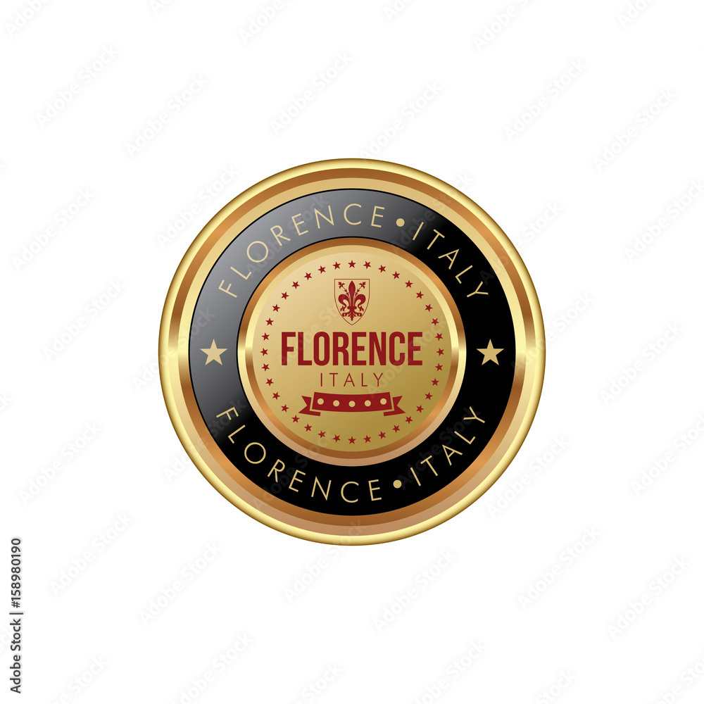 Florence Italy badge Florence Italy badge