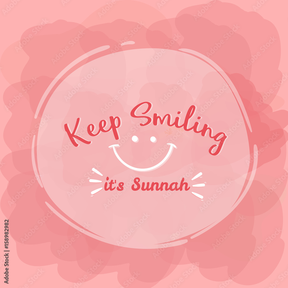keep smiling its sunnah quotes islam word