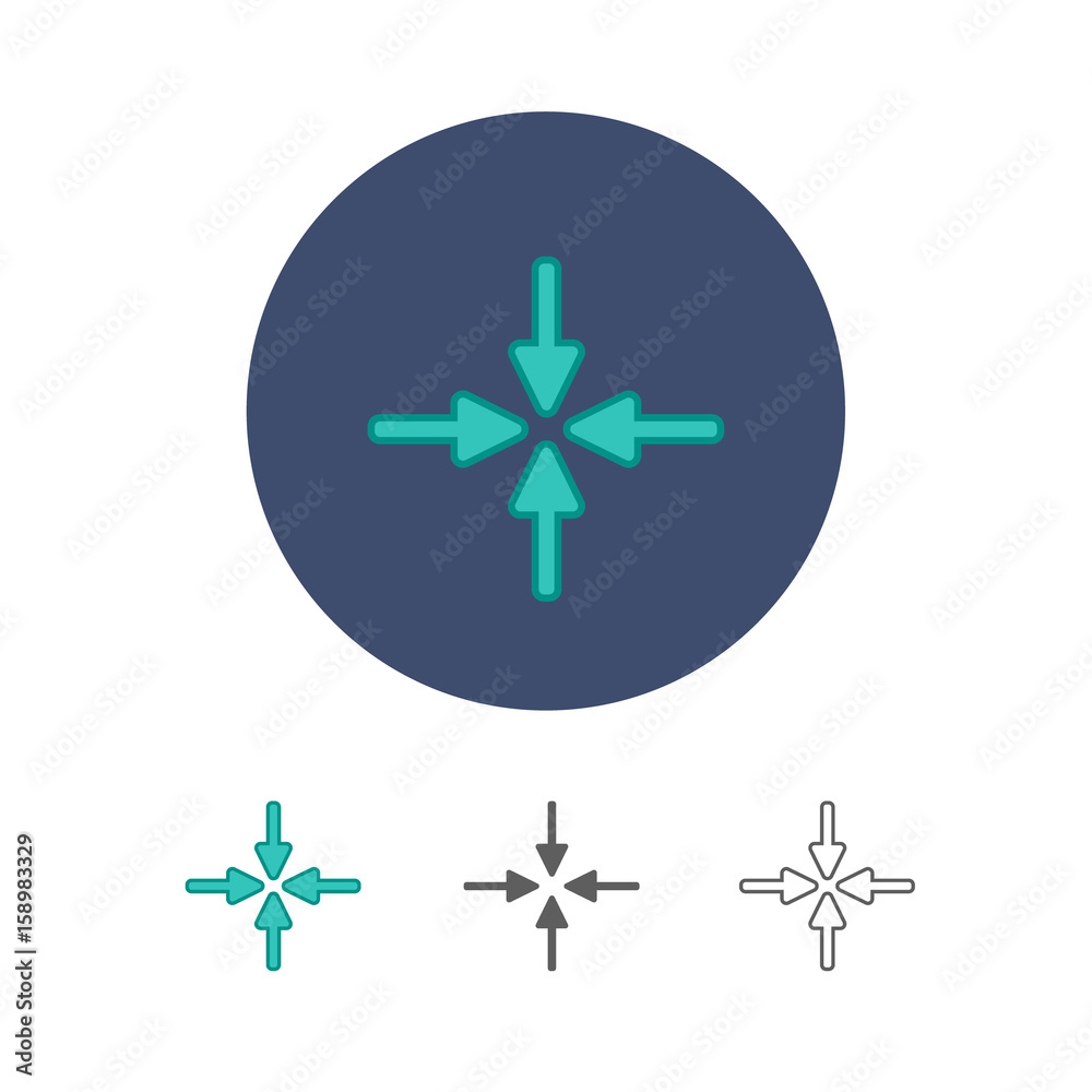 Obraz premium new flat arrow