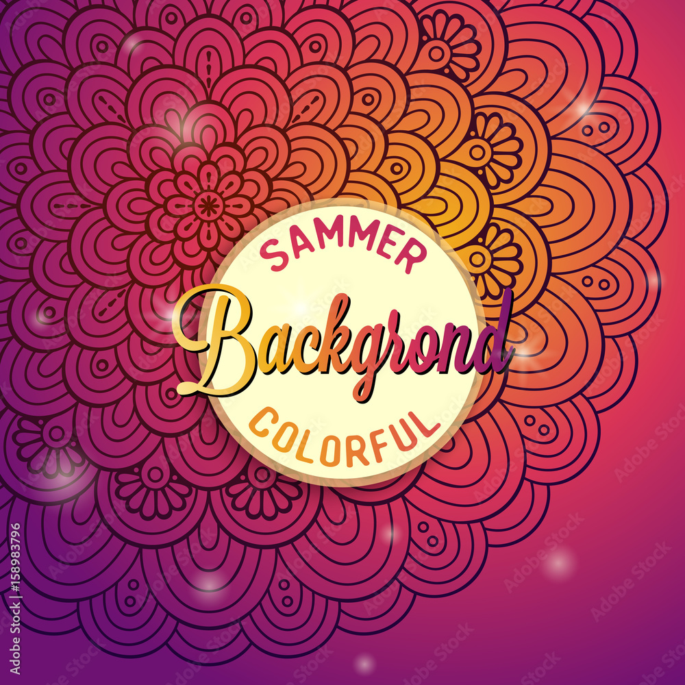 Vector luxury wedding invitation with mandala Vector luxury wedding invitation with mandala