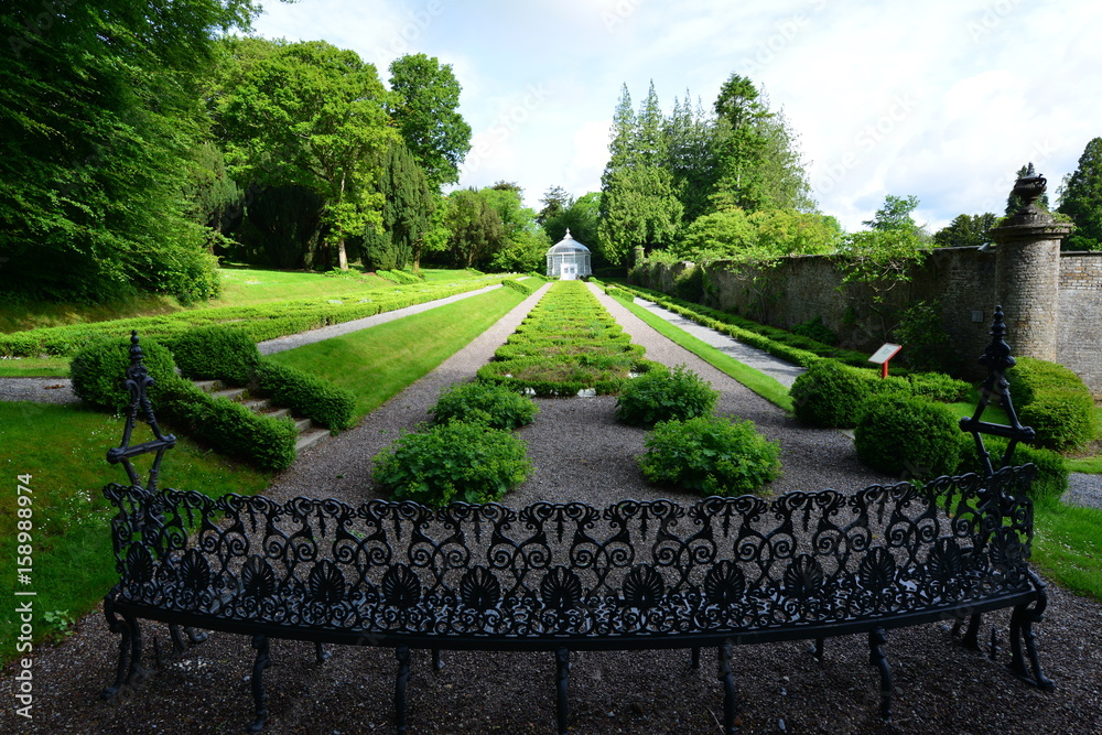 A country garden in Ireland