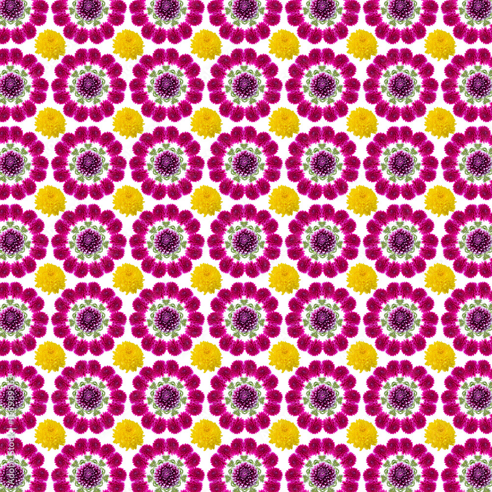 pattern of pink dahlia
