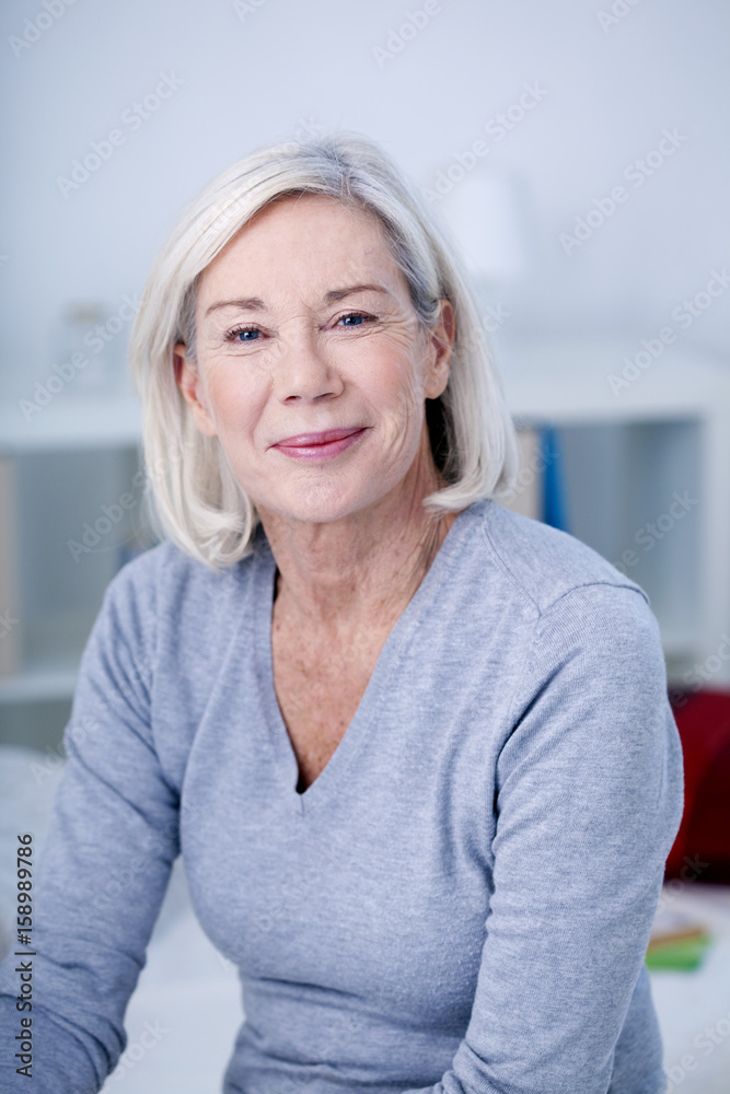 Fototapeta premium Elderly person indoors