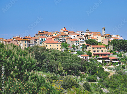das Dorf Sant Ilario in Campo auf der Insel Elba,Toskana,Italien © travelpeter