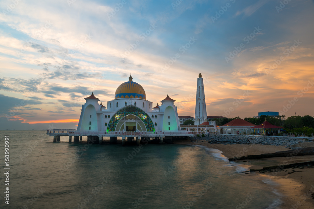 Malacca islam mosque is beutiful Malaysia islam mosque in Malacca, Malaysia.
