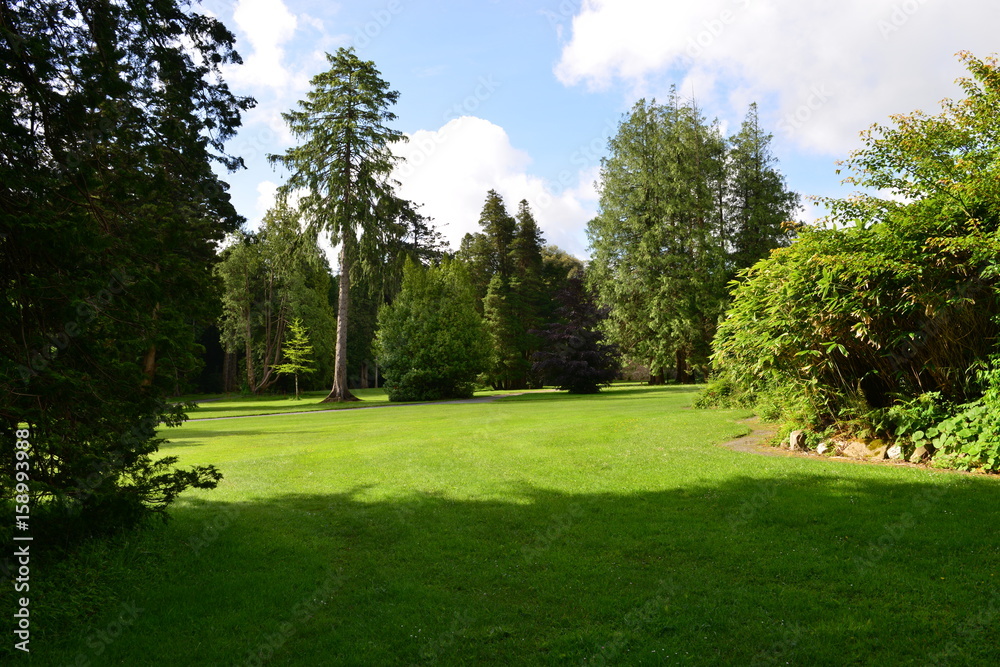 Obraz premium The gardens at Woodstock in Ireland 