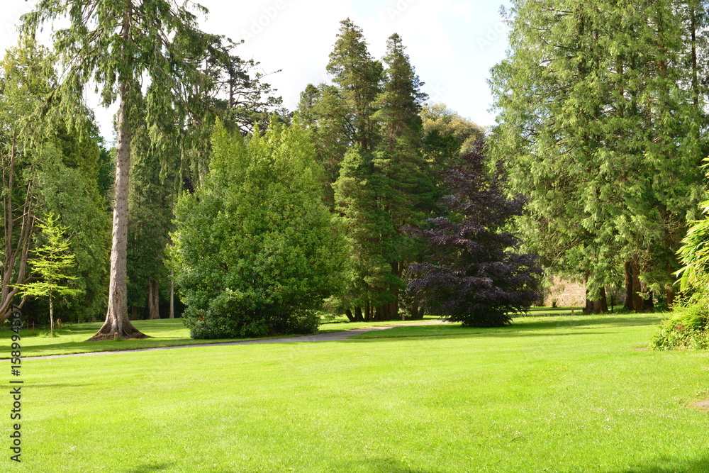 The gardens at Woodstock in Ireland
