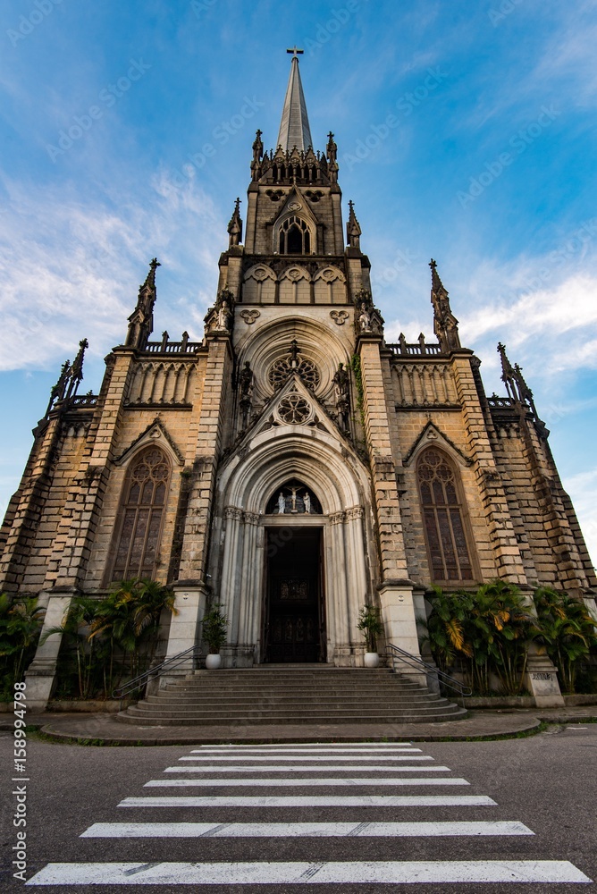 Cathedral of St. Peter of Alcantara in Petropolis City in Brazil