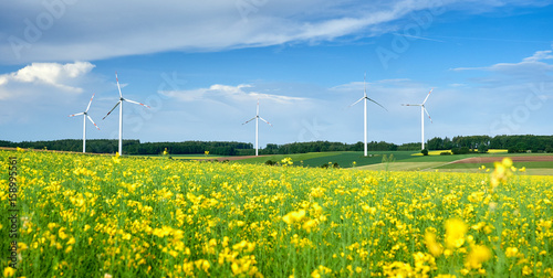 Windpark auf der Schwäbischen Alb