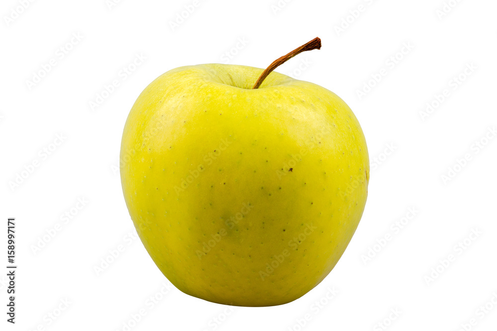 Green apple isolated on a white background