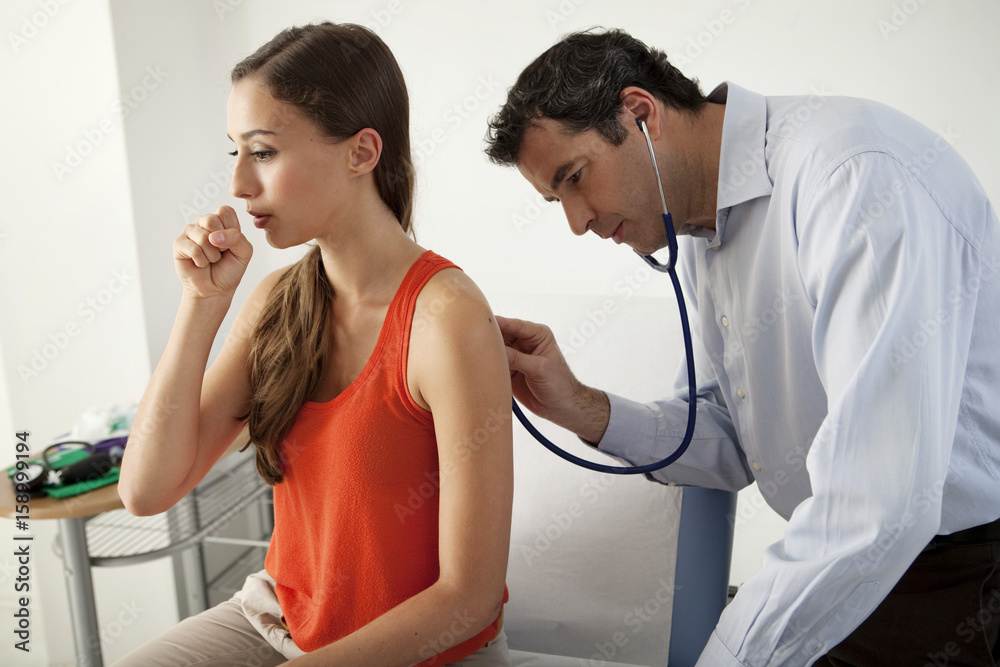 Auscultation, woman Auscultation, woman
