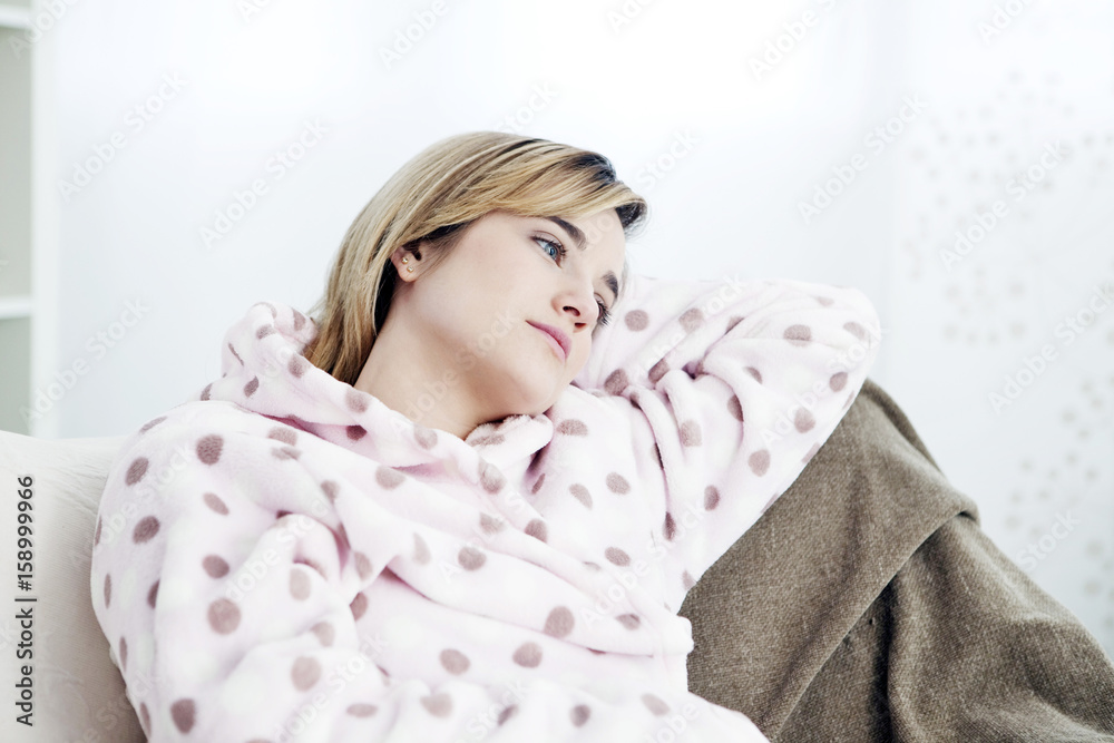 Woman resting Woman resting
