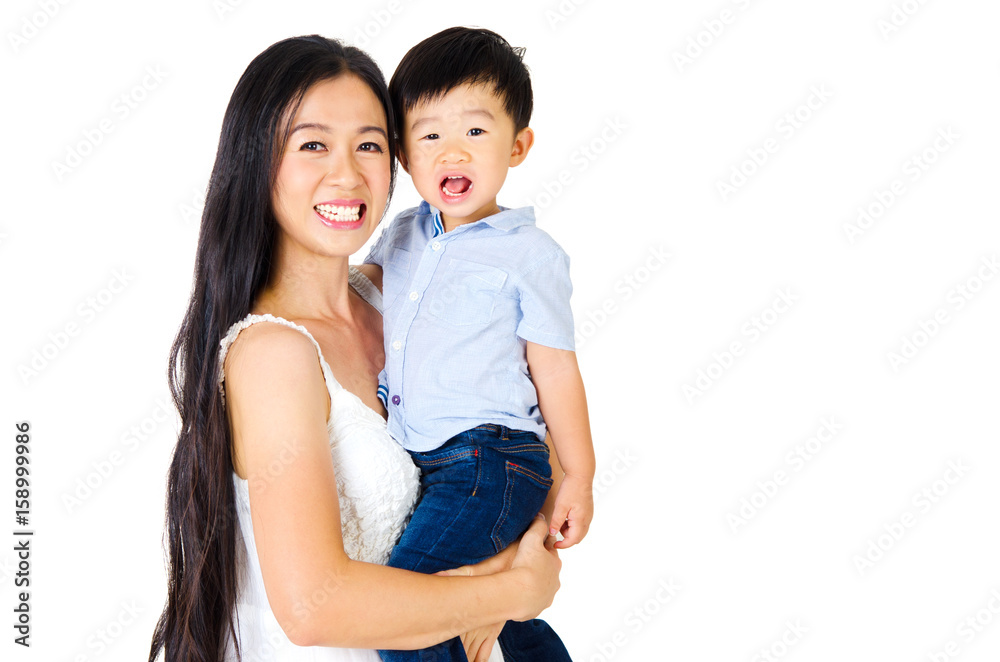 Asian mother and baby Asian mother and baby