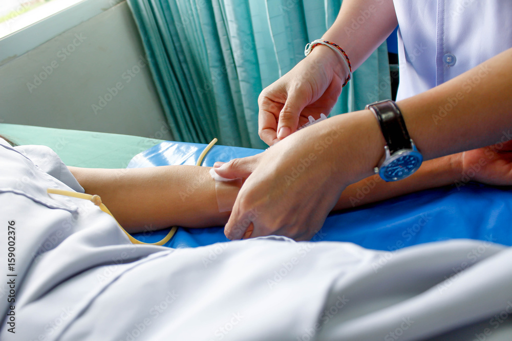 Nursing injection for patients on the bed