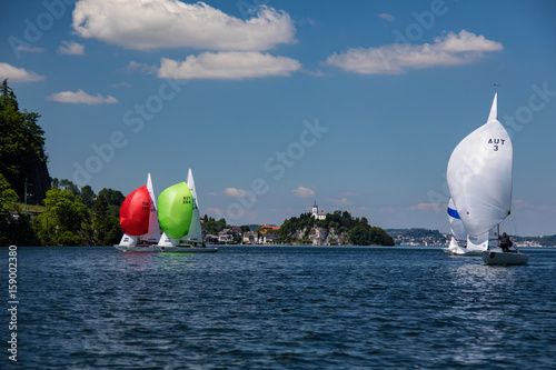 Segelregatta in Traunkirchen am Traunsee