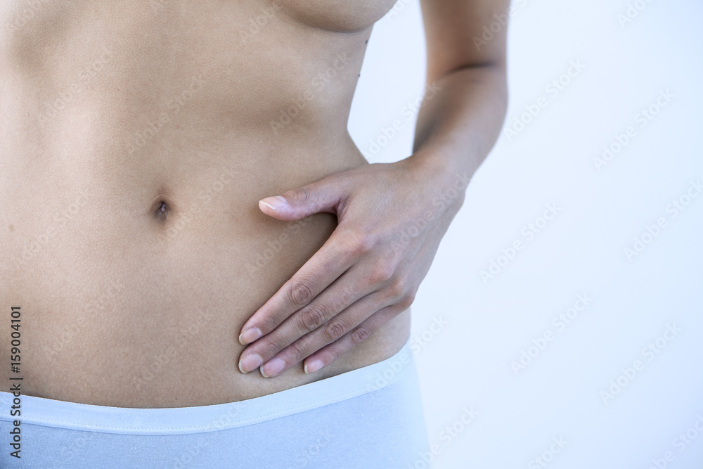 Abdominal pain in a woman Abdominal pain in a woman