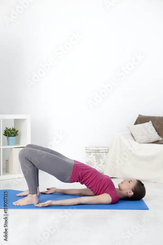 Pilates, woman