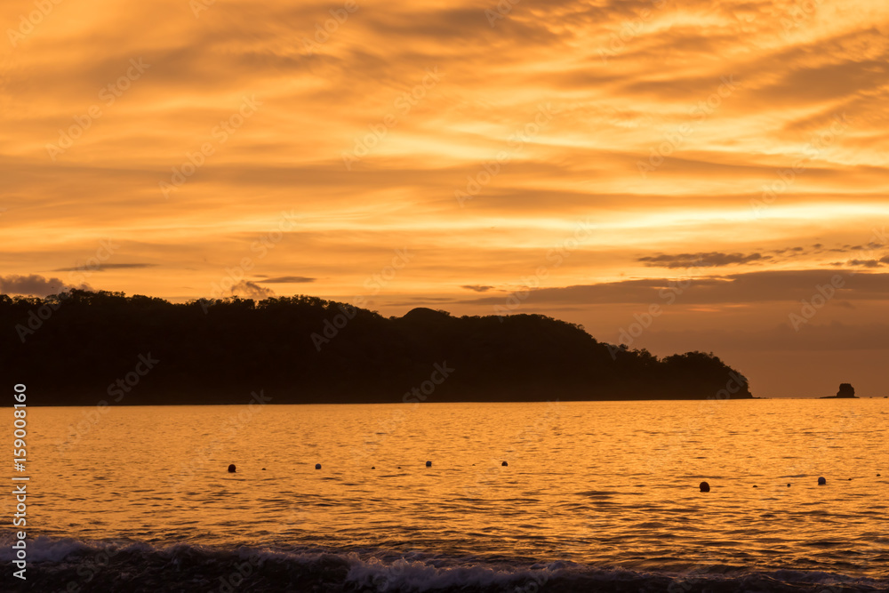 Naklejka premium Sunset