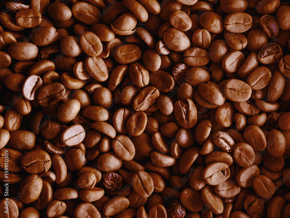 Obraz premium Coffee beans background