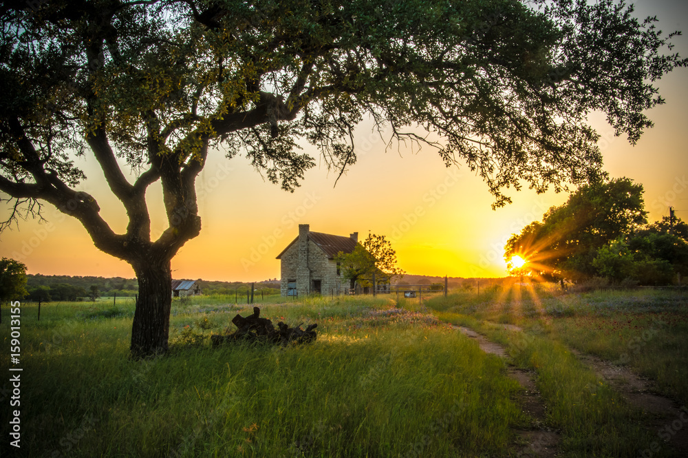 Fotografie Bluebonnet House, Marble Falls, Texas